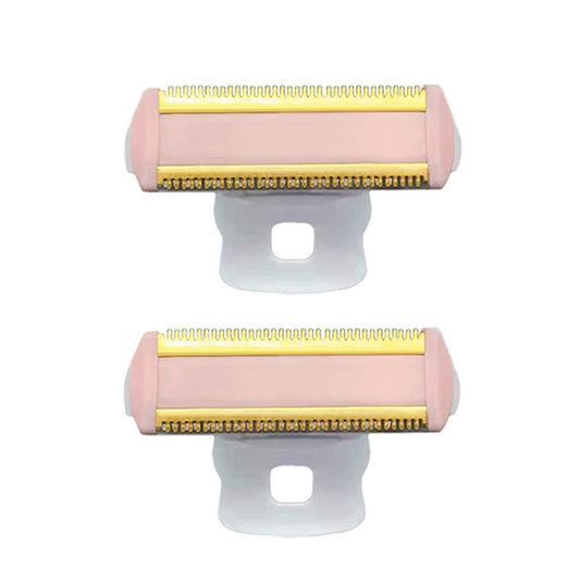 2PCS Women Shaver Replacement Heads Compatible with Finishing Touch Flawless Body Rechargeable Ladies Shaver Hair Remover Heads (Pack of 2) Beauty and Personal Care INVODA