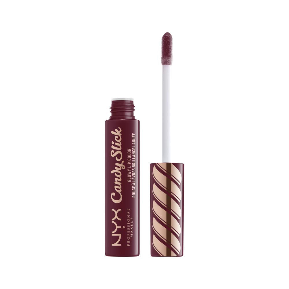 NYX PROFESSIONAL MAKEUP Candy Slick Glowy Lip Color Gloss - Cherry Cola (Burgundy) Beauty & Personal Care NYX PROFESSIONAL MAKEUP