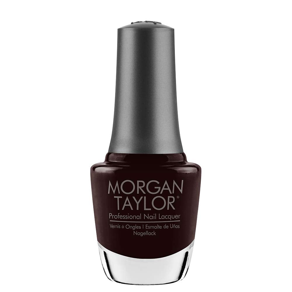 Morgan Taylor Nail Lacquer (Pumps Or Cowboy Boots?) Black Professional Lacquer, Vibrant, Chip-Resistant, Fast-Drying, Long-Lasting, High-Shine Beauty & Personal Care Morgan Taylor
