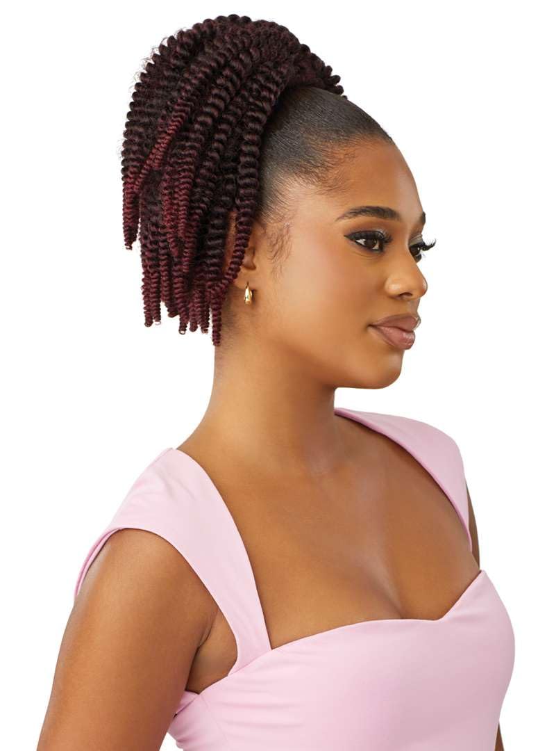 Outre Pretty Quick - Drawstring Pony - Spring Twist 10" (OFF BLACK 1B)