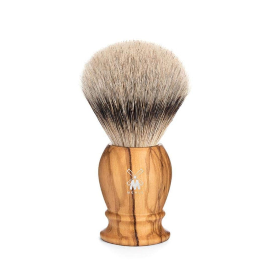 MÜHLE CLASSIC Silvertip Badger Shaving Brush for Men, Polished Resin Grip Beauty and Personal Care MÜHLE