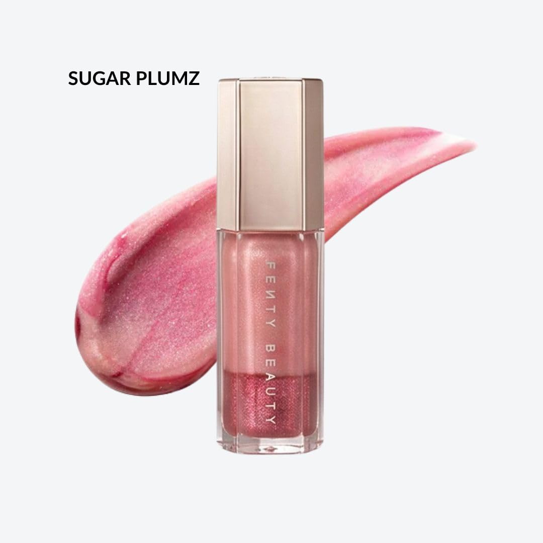 FENTY BEAUTY Glossy Posse VIII 3-Piece Lip Luminizer Set | Shades Fenty Glow Fantasy, Sugar Plumz, Spiked Hot Chocolit | 3 x 0.3 Fl Oz Beauty & Personal Care FENTY BEAUTY