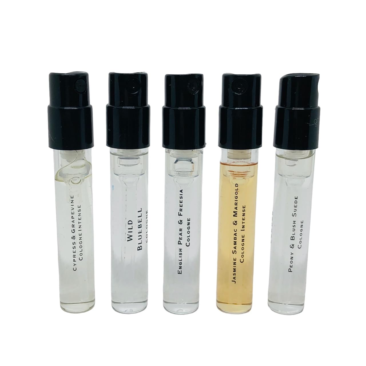 Jo Malone Set 5 London Fragrance Sample VIALS Different Scent 0.05oz/ 1.5ml each. Set F Beauty & Personal Care Jo Malone
