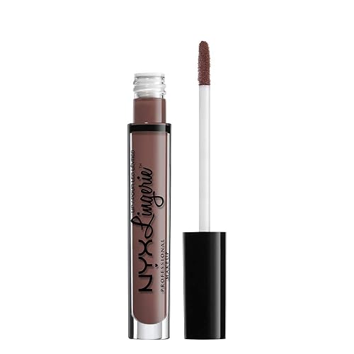 NYX PROFESSIONAL MAKEUP Lip Lingerie Matte Liquid Lipstick - Confident (Muted Plum) Beauty & Personal Care NYX PROFESSIONAL MAKEUP