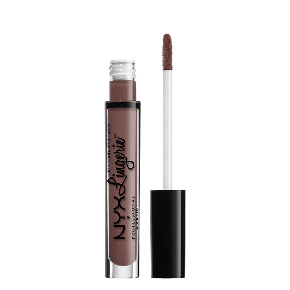 NYX PROFESSIONAL MAKEUP Lip Lingerie Matte Liquid Lipstick - Confident (Muted Plum) Beauty & Personal Care NYX PROFESSIONAL MAKEUP
