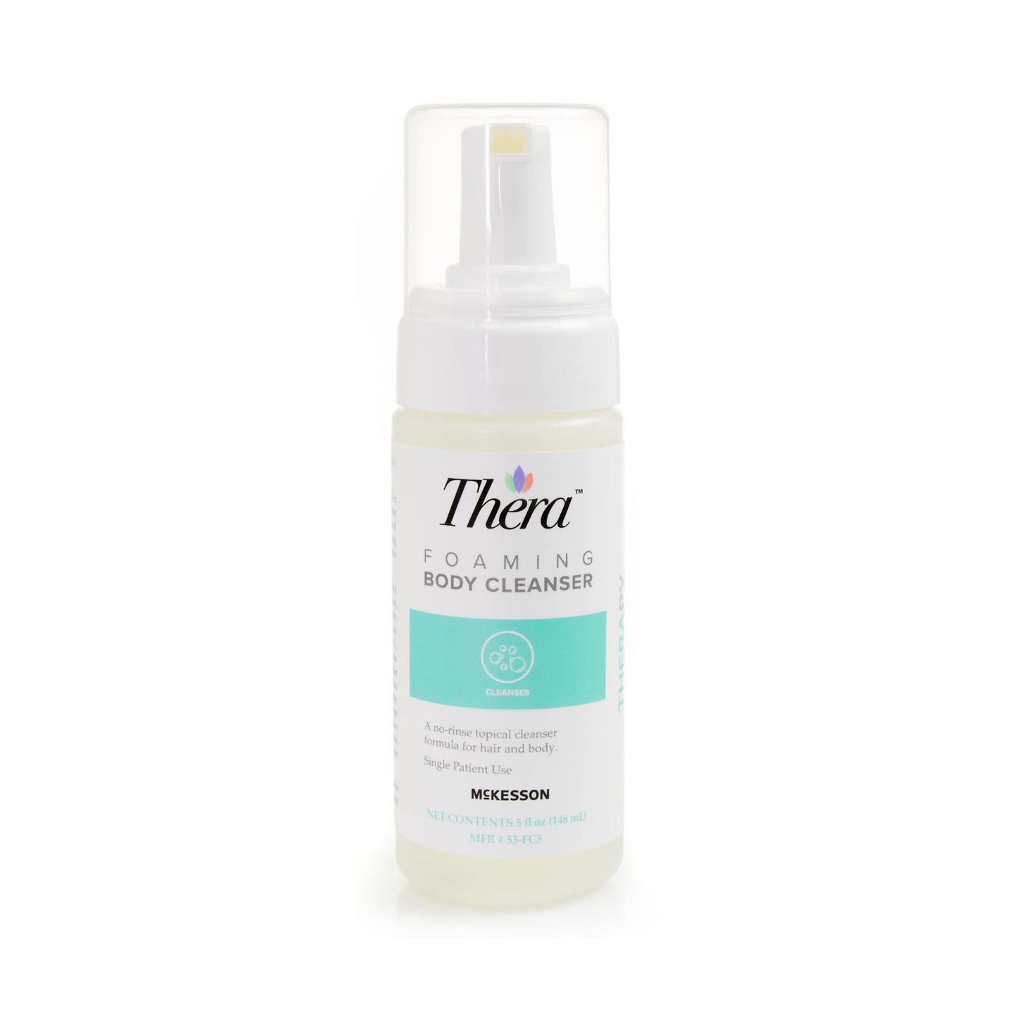 Thera Foaming Body and Hair Cleanser, Rinse-Free Exfoliating Foam, 5 oz, 1 Count Beauty & Personal Care Thera
