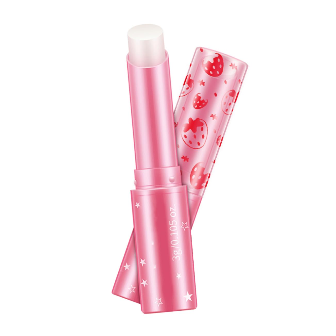 Baluue Natural Strawberry Essence Lip Balm Moisturizing Color Lip Smoother Nourishing Hydration and for Women Beauty and Personal Care Baluue