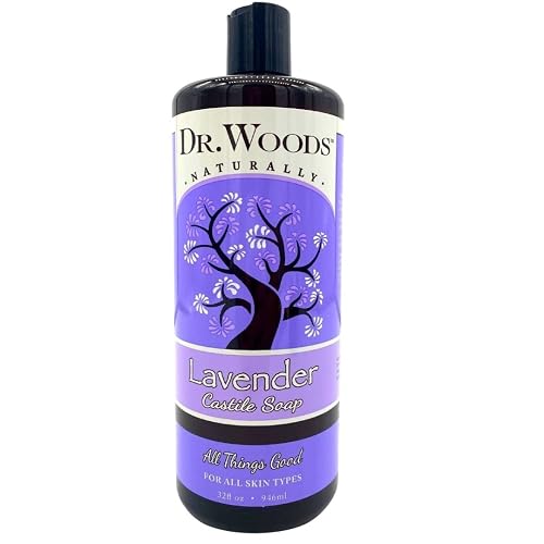 Dr. Woods Lavender Liquid Castile Soap - Castile Soap with Pure Lavender Oil, Body Wash for Men and Women, Natural Cleaner for Face, Hands, and Body Beauty & Personal Care Dr. Woods