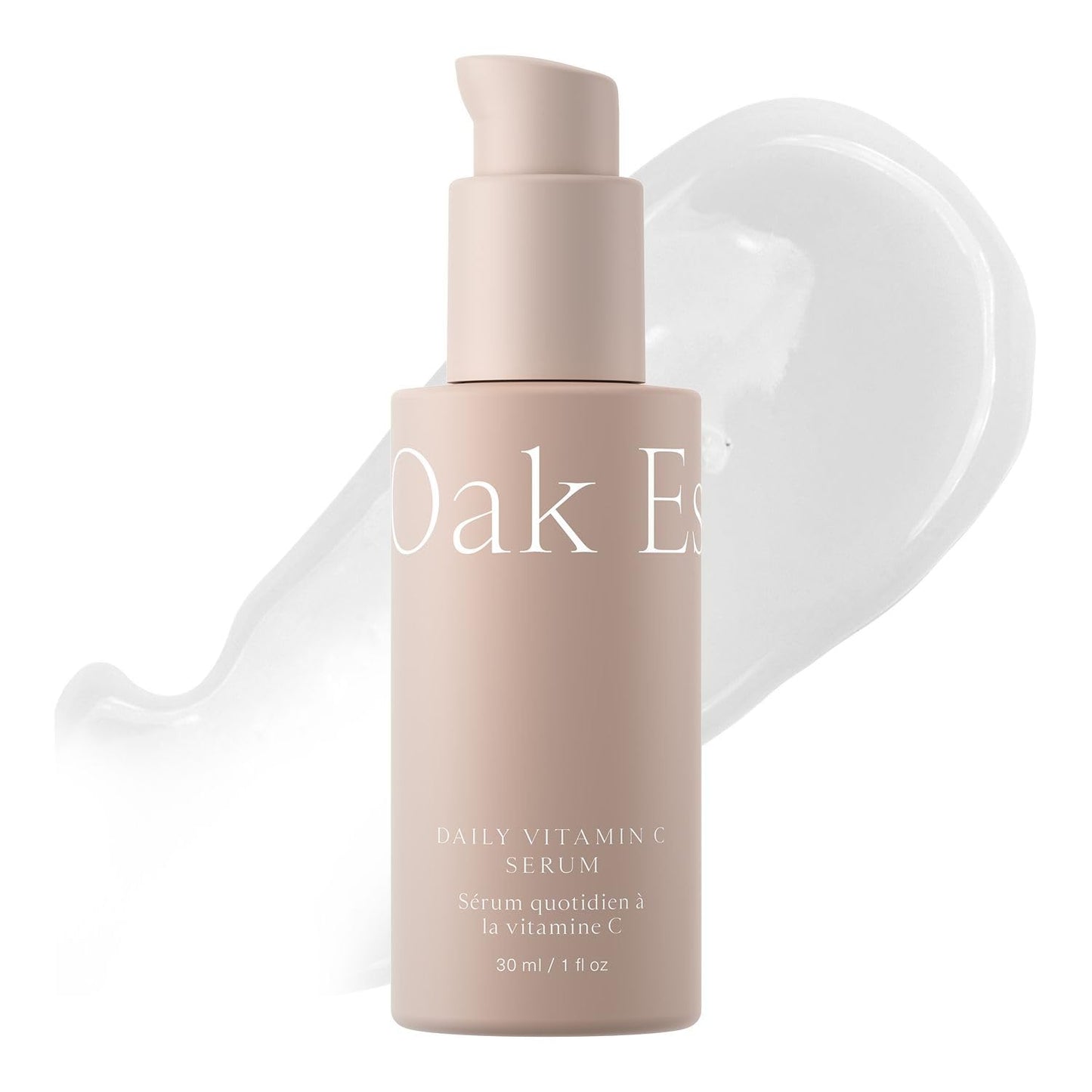 Oak Essentials Daily Vitamin C Serum, Brightening Face Serum with Squalane and Plankton Extract, Helps Reduce Dark Spots and Improve Skin Tone, 1 Fl Beauty & Personal Care Oak Essentials
