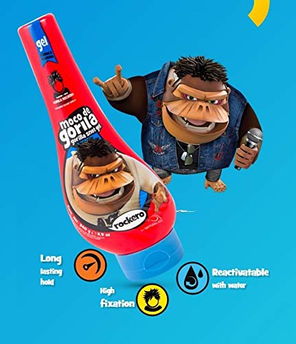 Moco de Gorila Rockero Hair Gel | Explosive Hair Styling Gel for Extreme Long-lasting Hold, Gorilla Snot Gel is the Ultimate Hair Gel to create any
