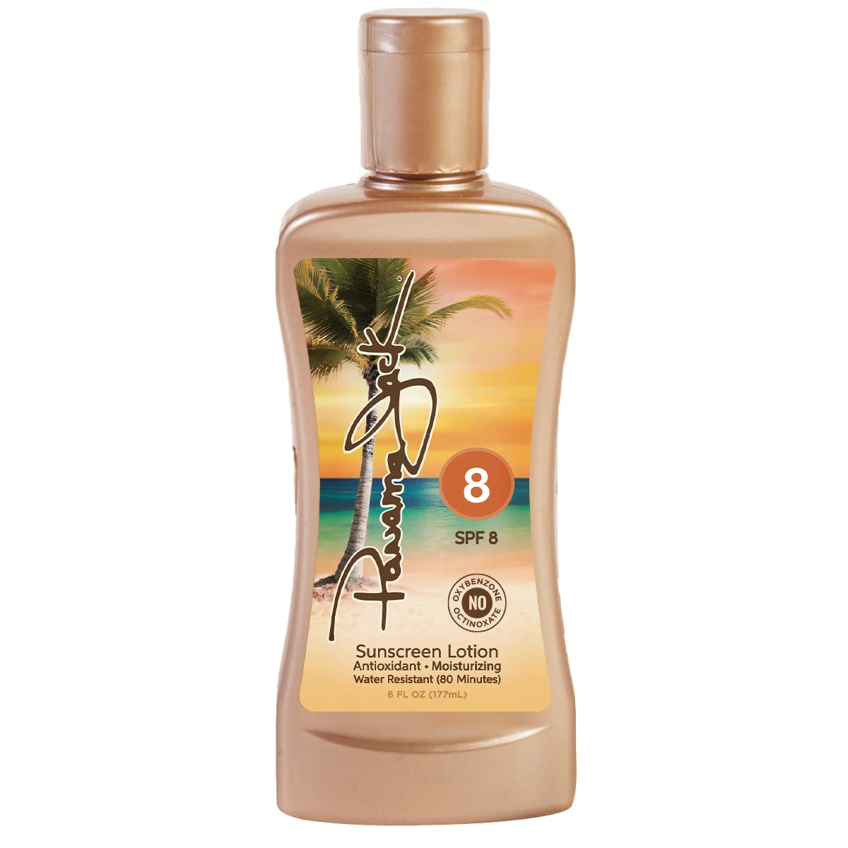 Panama Jack Sunscreen Tanning Lotion - SPF 8, PABA, Paraben, Gluten & Cruelty Free, Antioxidant Moisturizing Formula, Water Resistant (80 Minutes), 6 Beauty & Personal Care Panama Jack