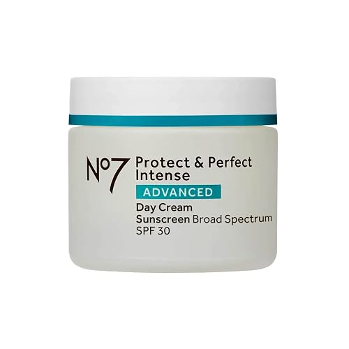 No7 Protect & Perfect Intense Advanced Face Cream - Hydrating Face Moisturizer with SPF - Formulated with Hyaluronic Acid & Collagen Peptide Beauty & Personal Care No7