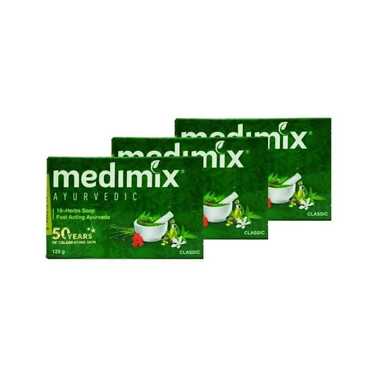 MediMix Real Ayurvedic Soap 125g (Pack of 3) Beauty & Personal Care Medimix