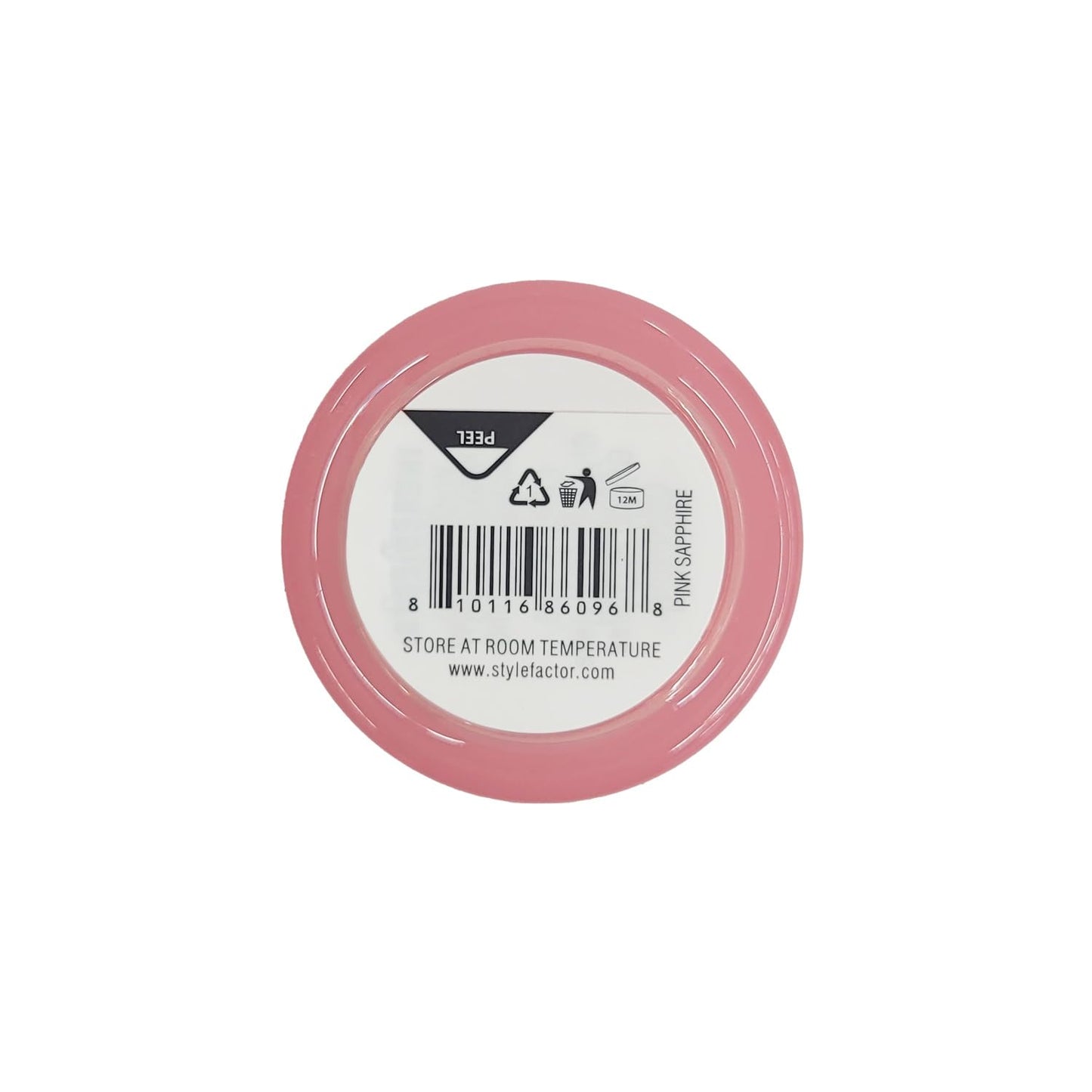 Style Factor Edge Booster Extra Strength and Moisture Rich Pomade 0.85oz Mini Travel Size (0.85oz, Pack of 1, Pink Sapphire) Beauty & Personal Care Style Factor
