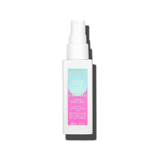 Pacifica Hair & Body Mist - Mini Dream Moon Hair & Body Spray for Women - Body Mist Perfumes for Women - Hair Perfume - Alcohol-Free Spray Designed Beauty & Personal Care Pacifica