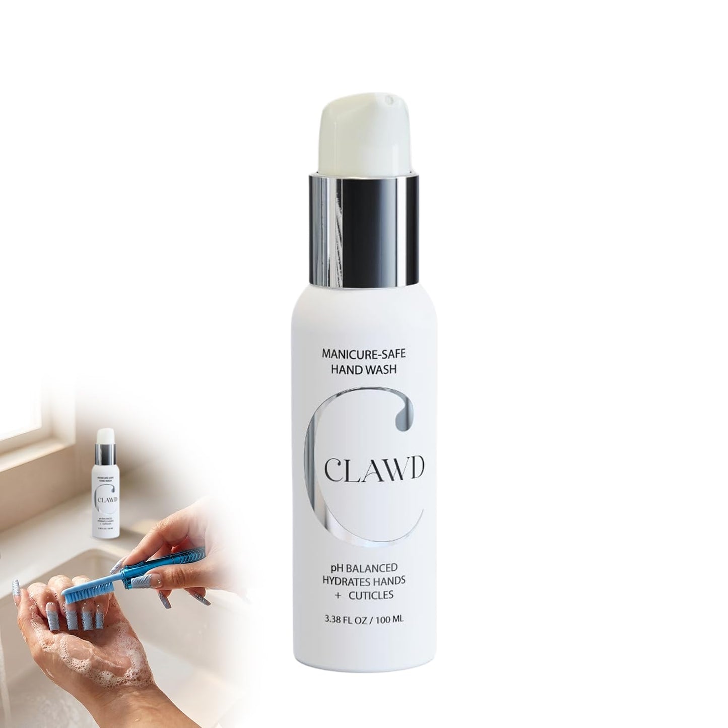 CLAWD Hand Soap for Women, Gentle Manicure-Safe Hand Wash, 100ml Beauty & Personal Care CLAWD