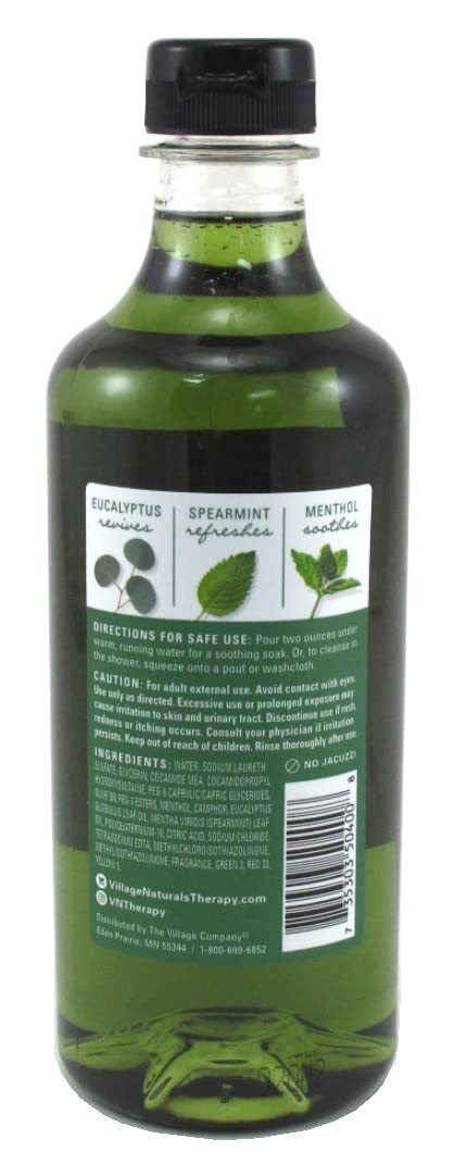 Village NAT. Bath Oil & Body Wash 2In1 Muscle 16 Ounce (Pack of 2) Beauty and Personal Care Village Naturals Therapy