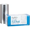 ForPro Professional Collection Smooth Aluminum Foil Roll, 320 Ft Hair Foils for Color Application and Highlighting Services, Silver, Medium, 5" W Beauty & Personal Care ForPro Professional Collection