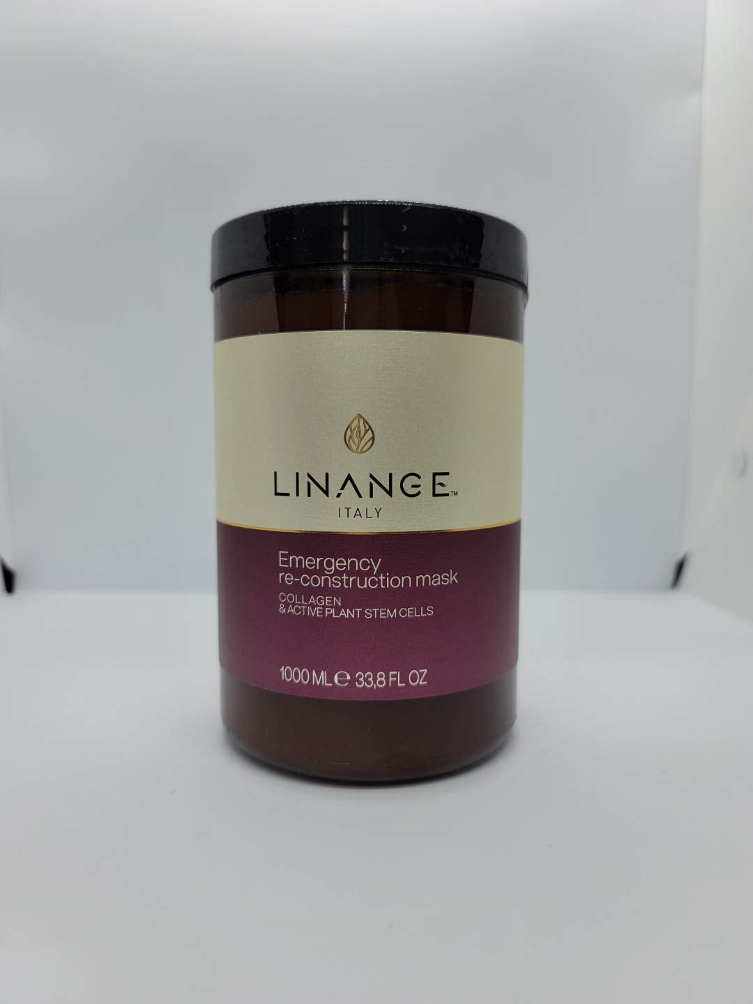 Linange Spa - Emergency Collagen Mask (1000ml); Strengthening, Hydrating, Nourishing, Hair Care Product; Hair Mask w/Proteins for Men and Women - Beauty & Personal Care LINANGE