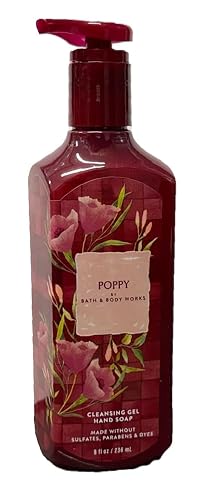 Bath & Body Works Cleansing Gel Hand Soap - 8 fl oz (Poppy) Beauty & Personal Care Bath & Body Works