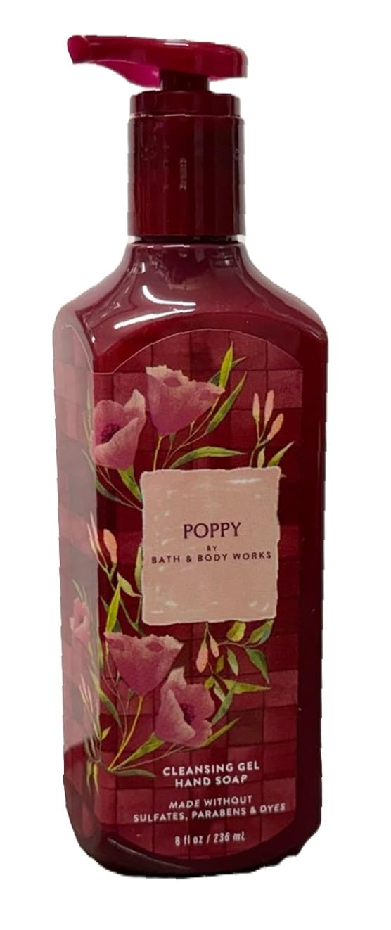 Bath & Body Works Cleansing Gel Hand Soap - 8 fl oz (Poppy) Beauty & Personal Care Bath & Body Works
