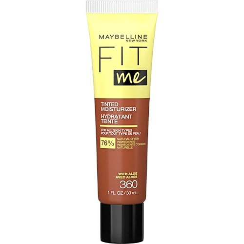 Maybelline Fit Me Tinted Moisturizer, Natural Coverage, Face Makeup, 360, 1 Count Beauty & Personal Care MAYBELLINE