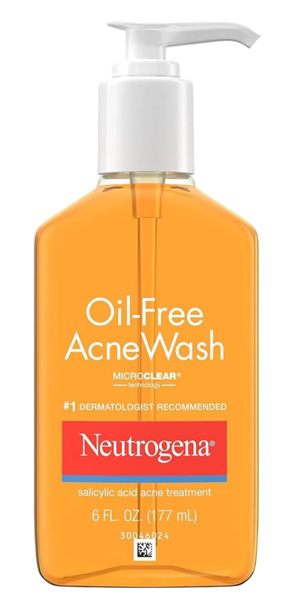 Neutrogena Acne Wash Oil-Free 6 Ounce Pump (Pack of 6) Beauty & Personal Care Neutrogena