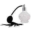Topxome 80ml Clear Crystal Vintage Perfume Bottle Long Spray Tassels Parfume Atomizer Pump Refillable Glass Bottles Beauty & Personal Care Topxome