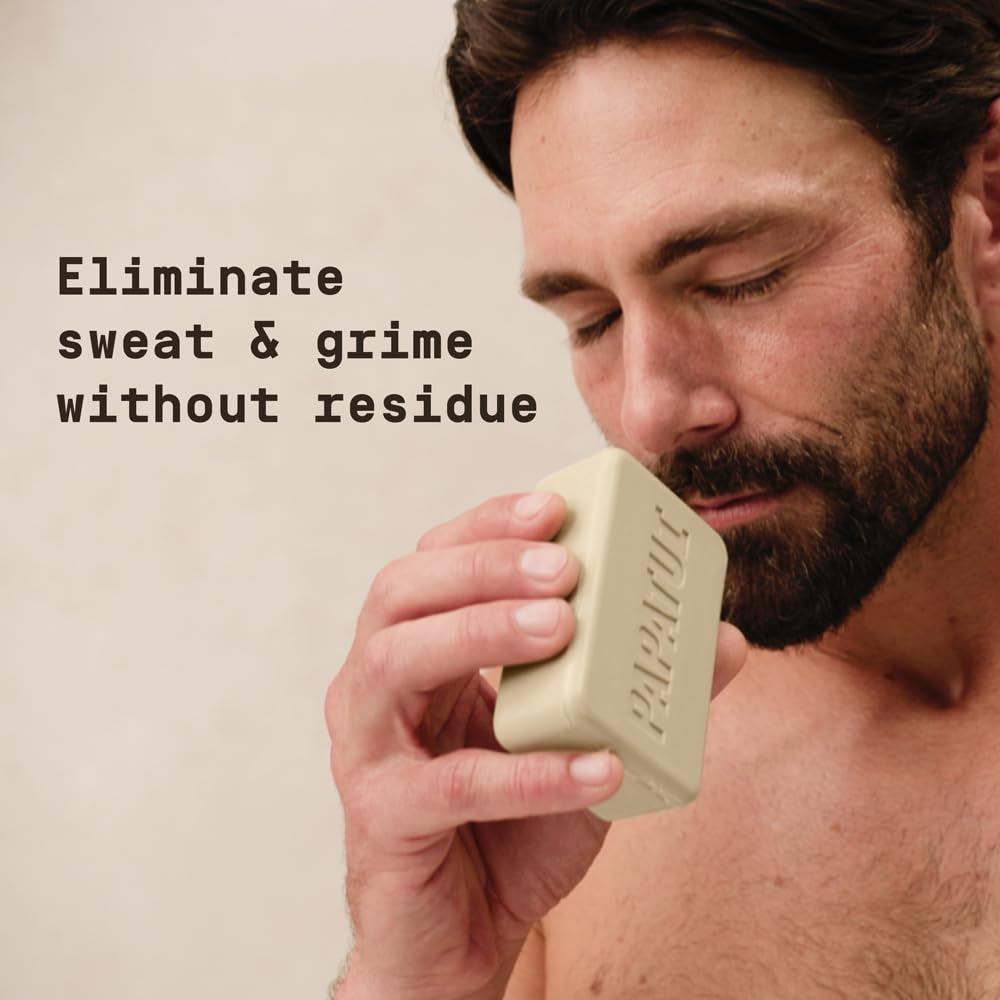 PAPATUI by Dwayne Johnson Enriching Bar Soap for Men | Hydrating Daily cleanser | Moisturizes with Mango Butter and Avocado Oil | Vanilla Shea | 7oz Beauty & Personal Care PAPATUI