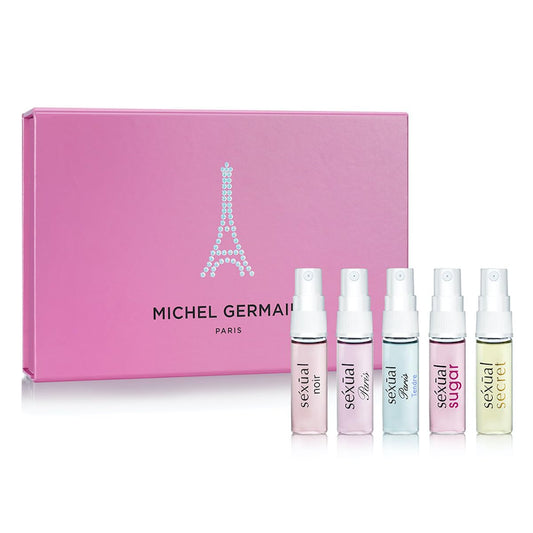 Michel Germain Sexual Discovery Set for Her, Women's Perfume, 5 x 0.07 Fl Oz Vials, Floral & Gourmand Perfumes for Her Beauty & Personal Care Michel Germain