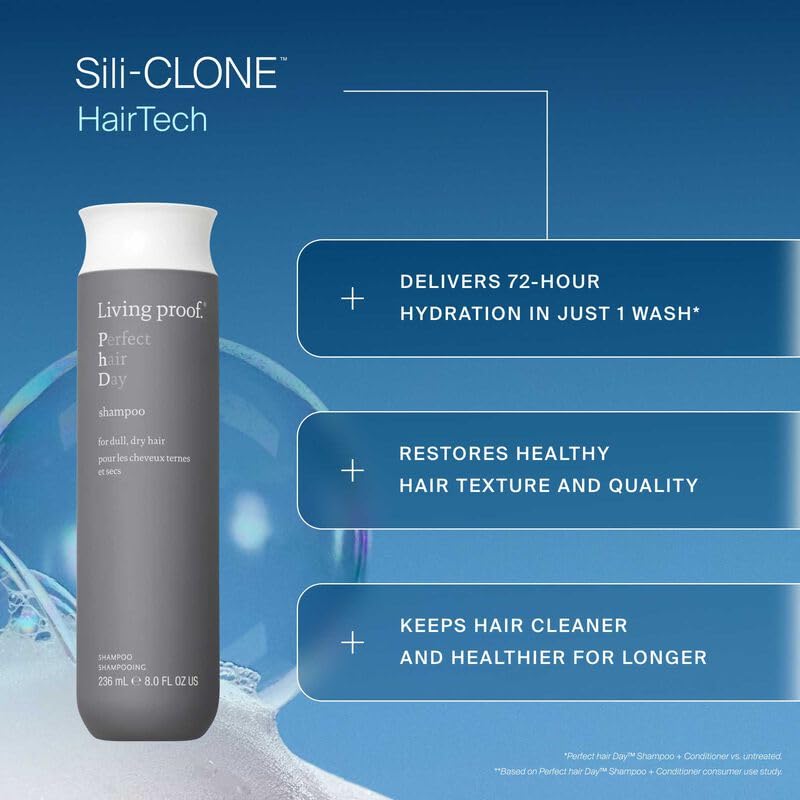 Living Proof Hydrated Hair Essentials Kit - Includes Travel Size Perfect hair Day Shampoo, Conditioner, 5-in-1 Styling and Dry Shampoo ($74 value) Beauty & Personal Care Living Proof