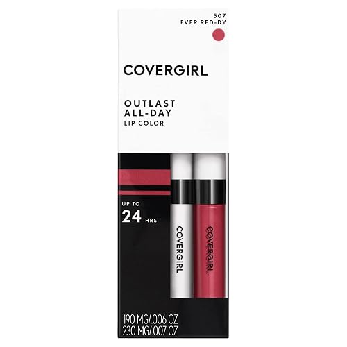 COVERGIRL Outlast All-Day Moisturizing Lip Color, Ever Red-Dy 507 (packaging may vary) Beauty & Personal Care COVERGIRL