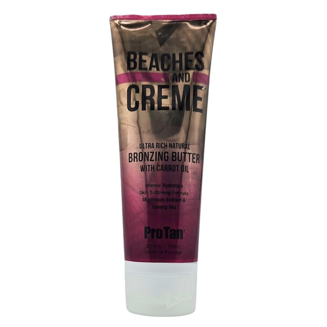 Beaches & Crème Natural Bronzer Bronzing Butter 8.5oz Beauty & Personal Care Pro Tan