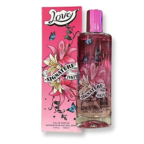 United Scents LOVE SIGNATURE INKED - Eau de Parfum for Women - Notes of Mango, Grapefruit, and Wild Strawberry - 3.4 Fl Oz Beauty & Personal Care United Scents