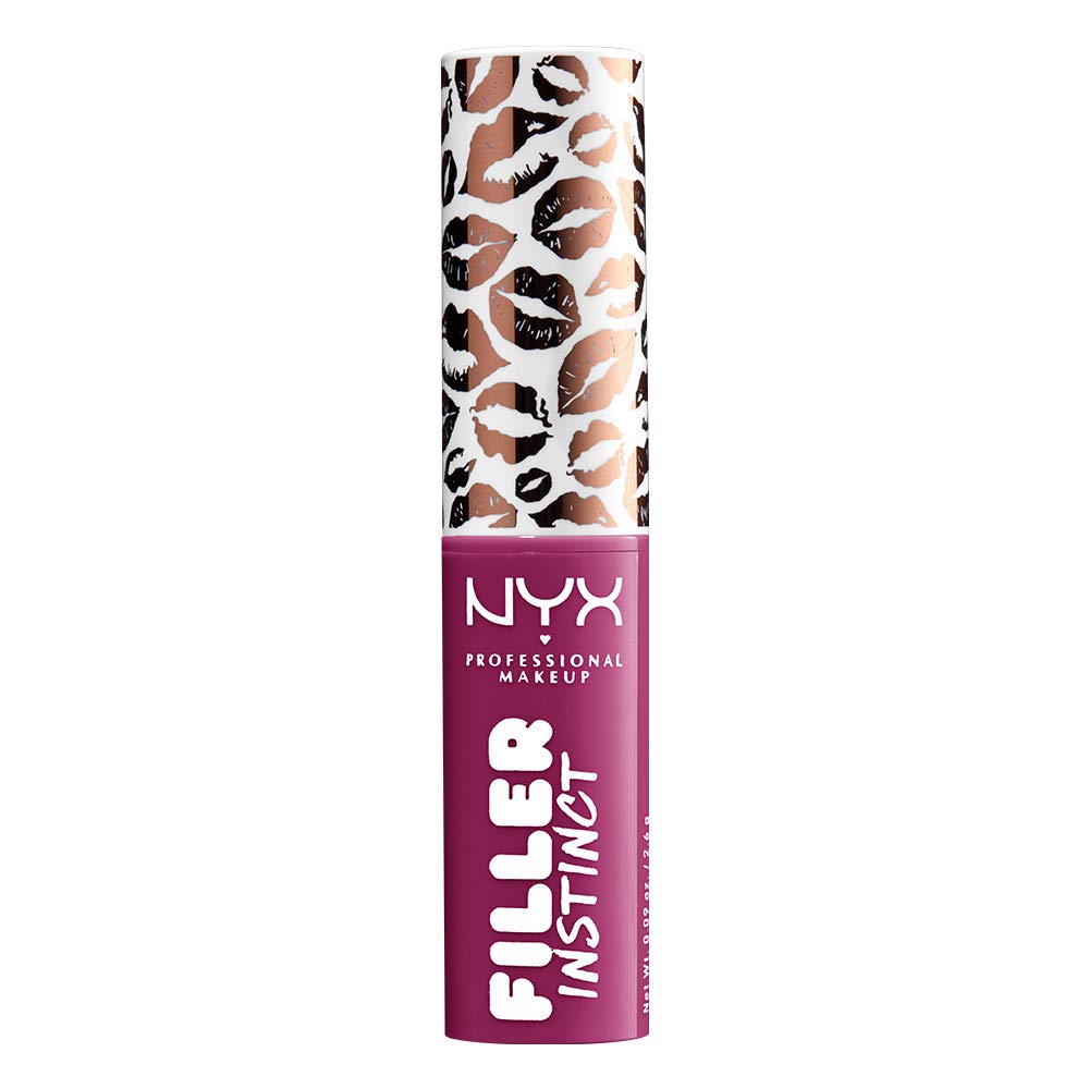 NYX PROFESSIONAL MAKEUP Filler Instinct Plumping Lip Color, Lip Balm - Bitten Pout (Berry Red) Beauty & Personal Care NYX PROFESSIONAL MAKEUP