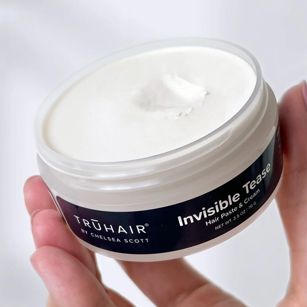 Truhair Invisible Tease Styling Cream and Paste | Men’s & Women’s Hair Styling Cream for Shaping, Texturizing, and Hold | Lightweight & Non-Greasy Beauty & Personal Care Truhair