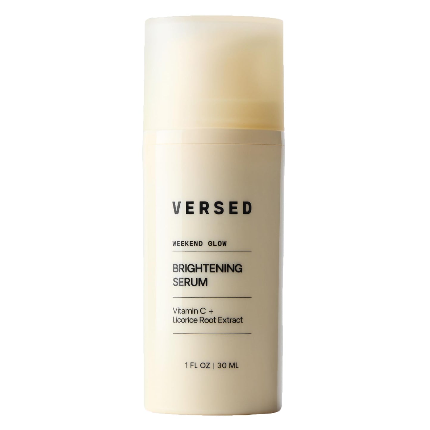 Versed Weekend Glow Vitamin C Serum for Face - Hydrating Face Serum with Niacinamide, Licorice Root & Vit C (1 fl oz) Beauty & Personal Care Versed
