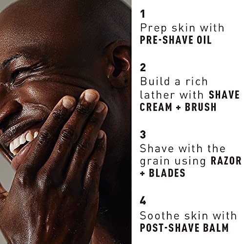Bevel Shaving Kit for Men - Includes Pre Shave Oil, Shaving Cream, and After Shave Balm, Helps Reduce Skin Irritation and Prevent Razor Bumps Beauty and Personal Care Bevel