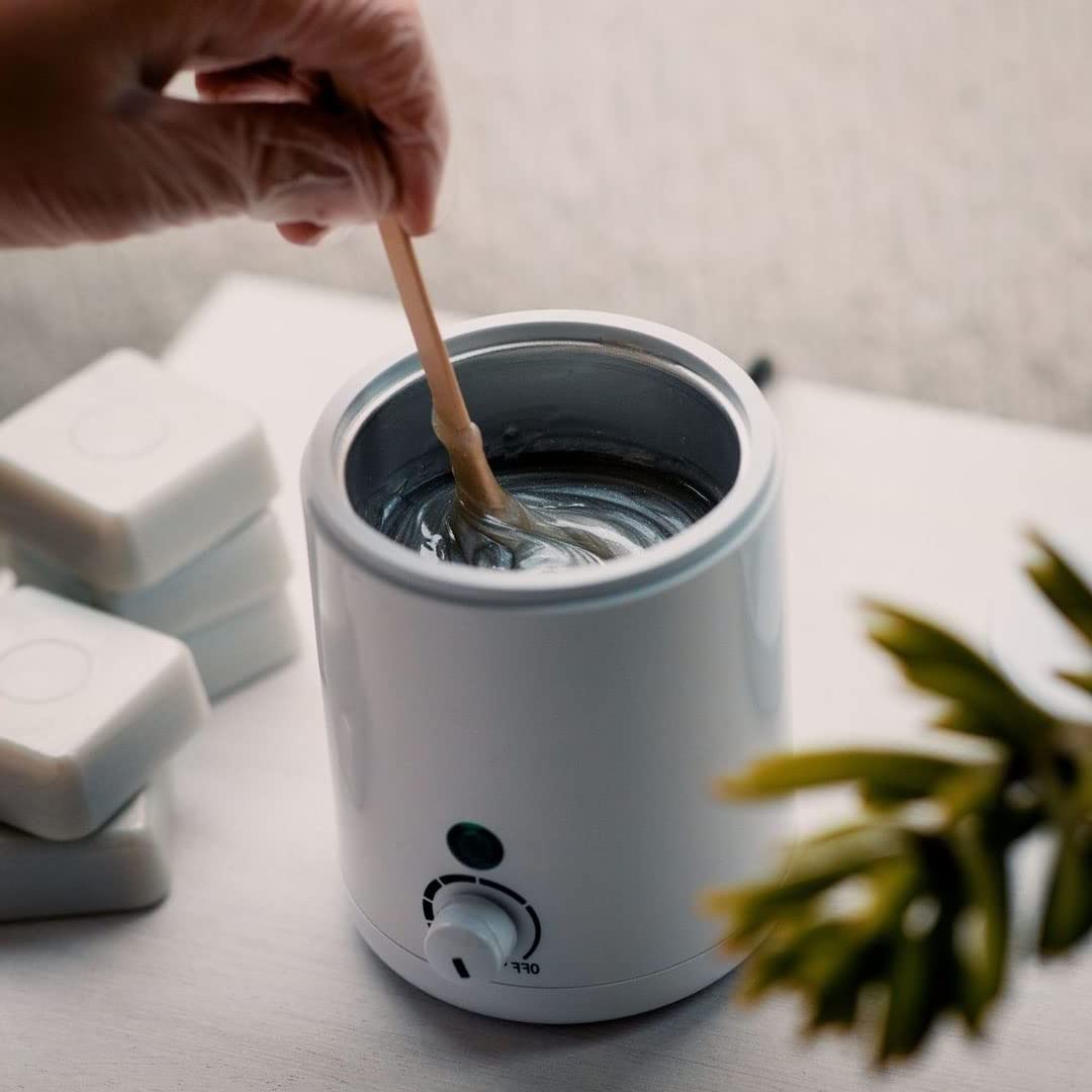 ZJchao Mini Hair Removal Wax Hot Machine, Paraffin Wax Warm Machine with 6 Gears Temperature Adjustment for Men Women, Waxing Pot Warmer Hair Removal Beauty and Personal Care ZJchao