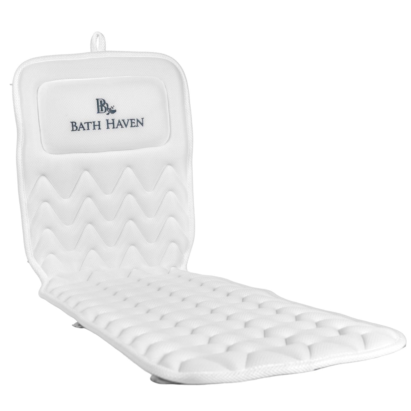 Bath Pillow for Tub, Full Body Bathtub Pillow and Mat for Head, Neck and Back Support, Relaxing Spa Cushion Head Rest and Mat for Tub Jacuzzi, Luxury Beauty and Personal Care Bath Haven