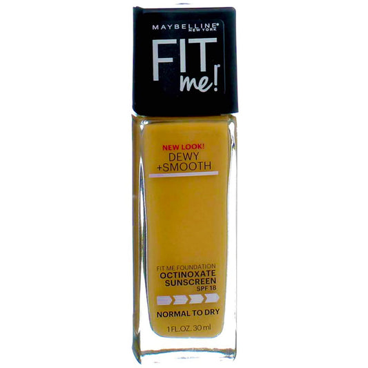 Maybelline New York Fit Me! Foundation Dewy + Smooth SPF 18, Sun Beige [310] 1 oz ( Pack of 2) Beauty & Personal Care MAYBELLINE