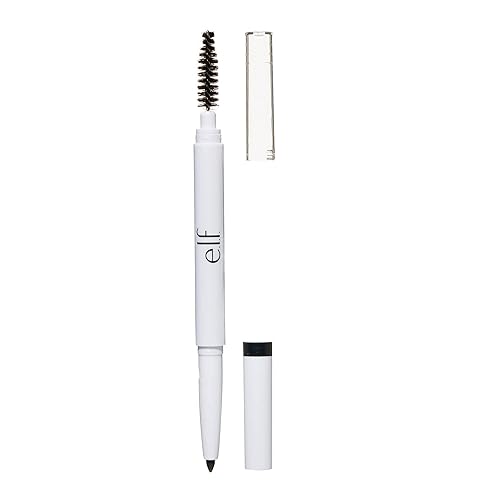 e.l.f. Instant Lift Brow Pencil, Dual-Sided, Precise, Fine Tip, Shapes, Defines, Fills Brows, Contours, Combs, Tames, 006 Oz, Black, 1 Count Beauty & Personal Care e.l.f.