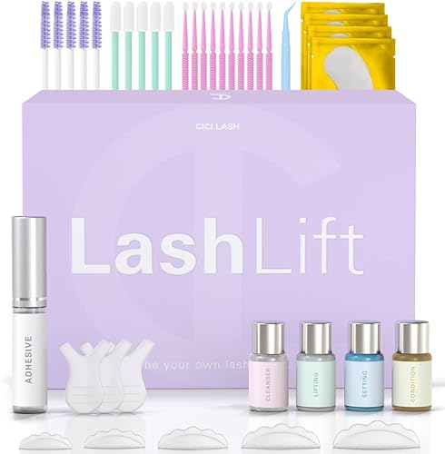 Lash Lift Kit with Keratin by CICI | Instant Perming, Lifting & Curling for Eyelashes | Long Lasting Professional Salon Results for a Supermodel Look Beauty & Personal Care CICI Lash