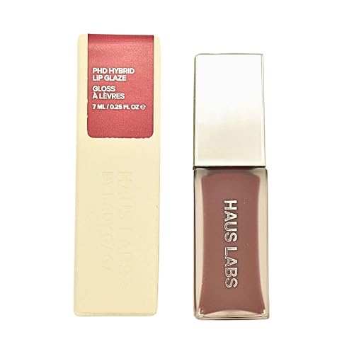 Haus Labs PhD Hybrid Lip Glaze Plumping Gloss - Fig - Warm Deep Brown Beauty & Personal Care Haus Laboratories