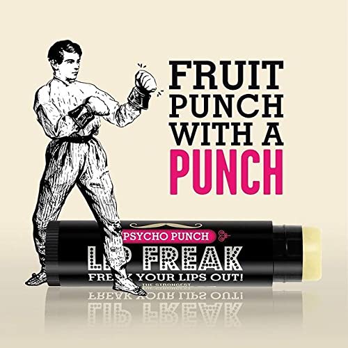 Doctor Lip Bang's BUZZING Lip Balm - Lip Freak - 100% All Natural - Cruelty Free - Psycho Punch - 2 Pack Beauty and Personal Care Doctor Lip Bang's