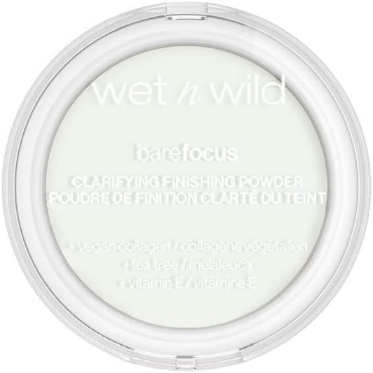 Wet n wild, Bare Focus, Makeup Clarifying and Finishing Powder, Translucent and Matte for a Flawless Makeup Base, Long-Lasting, with Hyaluronic Acid