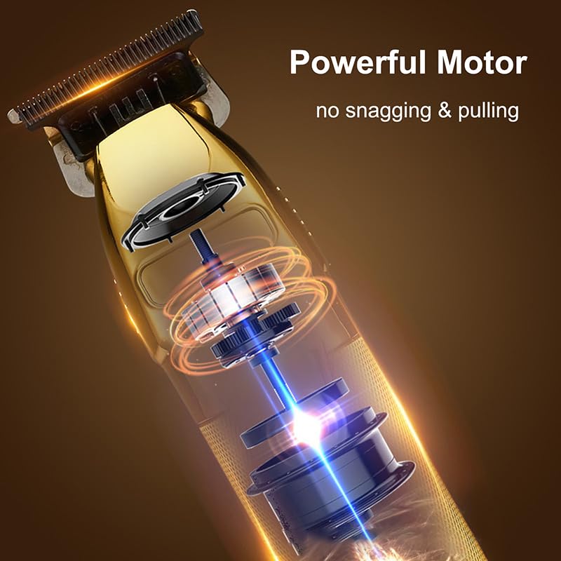 GLESVOWIO Hair Clippers for Men T9 Clipper Professional Electric Trimmer Barber Shaver Beard 0mm Cutting Machine for(Black) Beauty and Personal Care GLESVOWIO