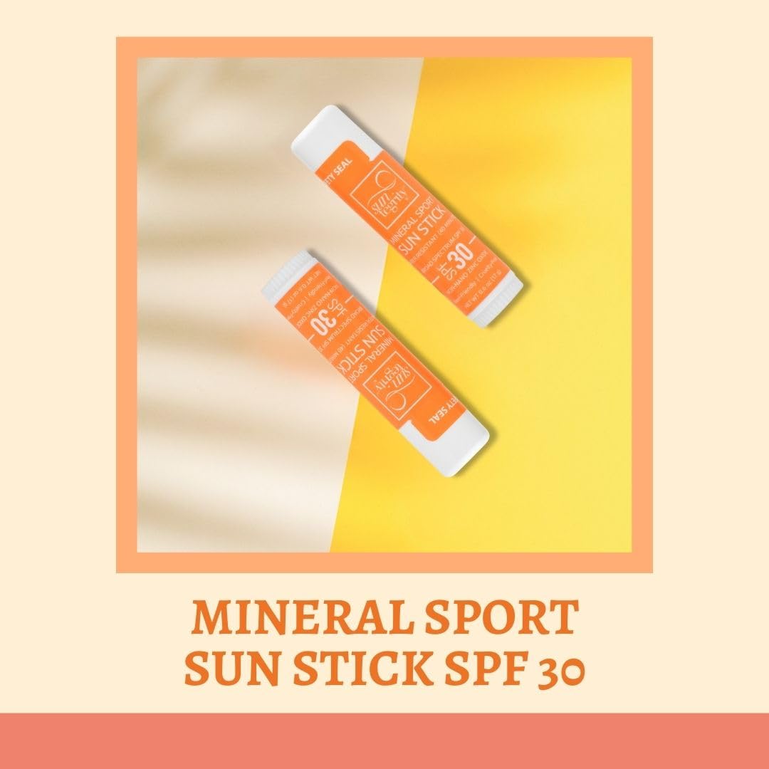 Suntegrity Mineral Sport Sun Stick 17g - Broad Spectrum, SPF 30 Beauty & Personal Care Suntegrity