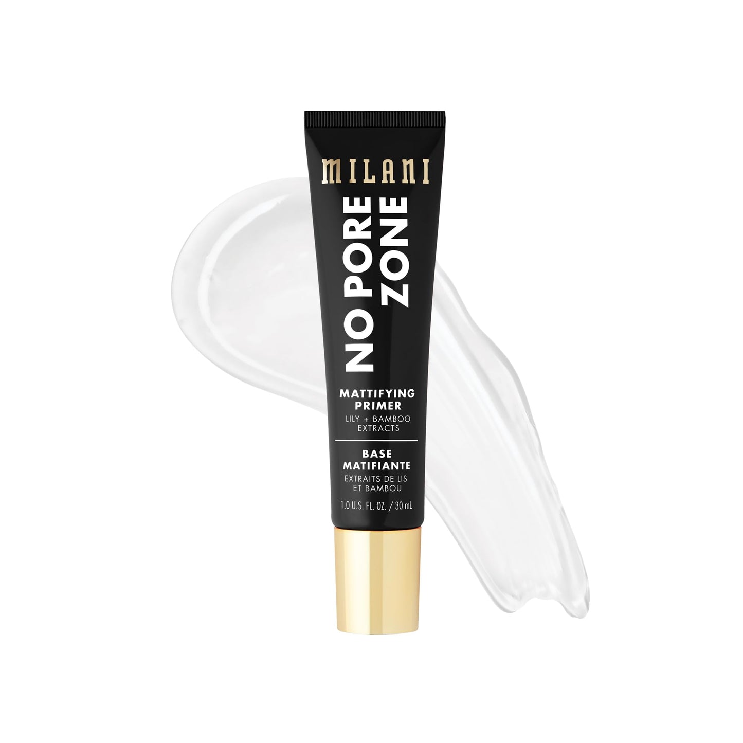 Milani Face Primer for Makeup - No Pore Zone Mattifying Primer with Lily & Bamboo Extract for a Matte Finish, 1.0 Fl. Oz Beauty & Personal Care Milani