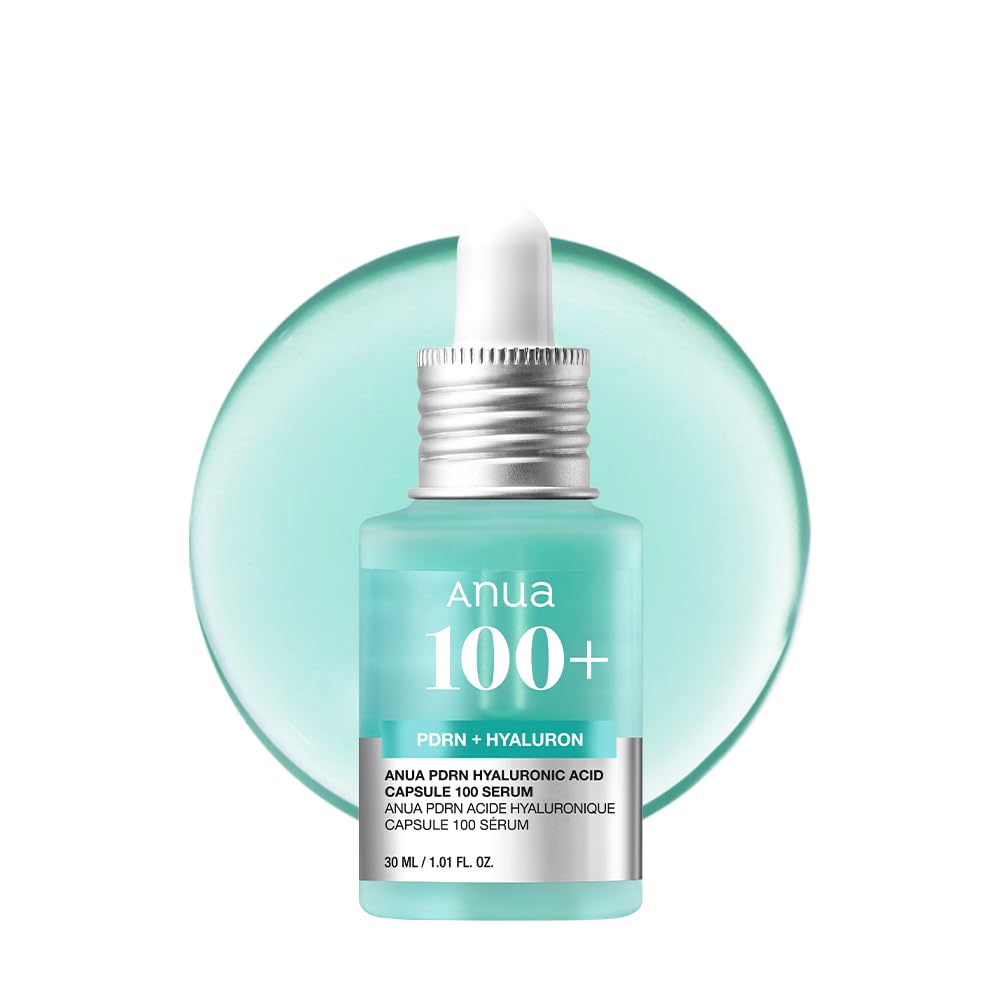 Anua PDRN Hyaluronic Acid Capsule 100 Serum, Radiant Face Serum, Salmon DNA, Hyaluronic Acid, Hydration, Moisture Plumping Effect, Lightweight, Glass Beauty and Personal Care ANUA